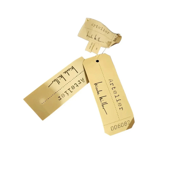 Artelier Nicole Miller Cold Shoulder Silk Wrap Blouse Blue Size S NWT - Picture 6 of 9